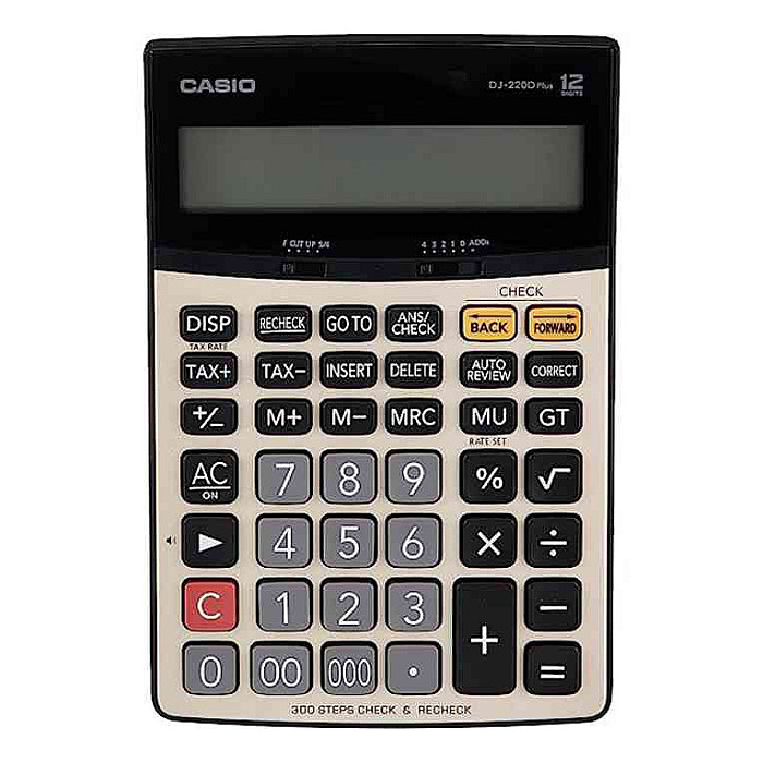 Casio DJ-220D PLUS Check and Recheck Desktop Calculator